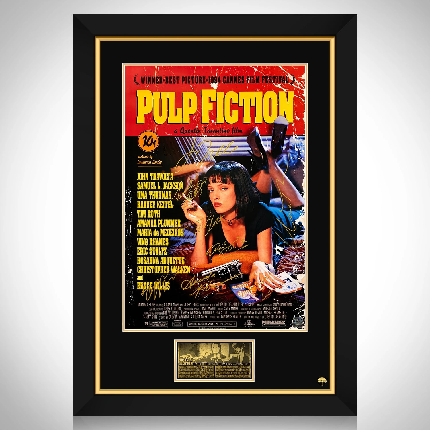 Pulp Fiction Movie Mini Poster Limited Signature Edition Studio Licensed... - £243.55 GBP