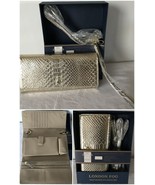 London Fog Surrey Wallet Crossbody with Wristlet Strap Gold - $25.99 CAD