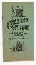 Take Off Weight Safety Comfort Reducing Diets National Livestock Meat Bo... - $17.82