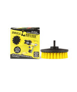 5" Yellow Brush- Drillbrush - shower cleaner- bathroom cleaner- bath mat... - $9.69