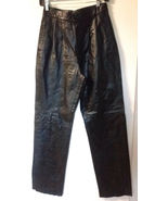 Warco Moroni - Milano NY Black leather pants Size Small Waist 27&quot; - £23.95 GBP