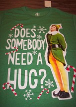 Elf Will Farrel Need A Hug ? Christmas T-Shirt Mens Medium New w/ Tag - $19.80