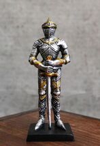 Ebros Medieval Knight Suit Of Armor Figurine Elite Swordsman Miniature 4"H - $14.49
