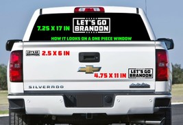 Let&#39;s Go Brandon Joe Divertido Cortado Vinilo Ventana Pegatina Coche SUV Trump - £3.13 GBP+