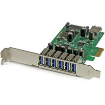 StarTech.com 7 Port PCI Express USB 3.0 Card - 5Gbps - Standard &amp; Low-Pr... - £89.78 GBP