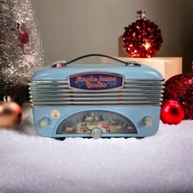 Mr. Christmas Jingle Jams Radio Blue Decoration Retro Look NEW - £19.90 GBP