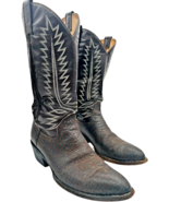 cowtown brown leather roper cowboy boots 8842-222 men&#39;s size 8.5D - $67.45