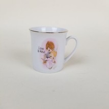 1984 Enesco Precious Moments "Love Is Kind"  Cup Mug Japan 2.5" Tall - $9.90