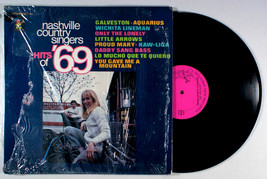 Nashville Country Singers - Hits of &#39;69 (1969) Vinyl LP • Greatest, Aqua... - $9.61