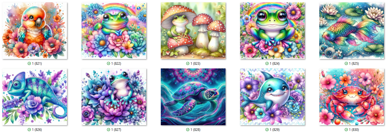 ANIMAL Sublimation Ready To Press Transfer Prints Bundle Of 10 Transfer Desig Item image 14