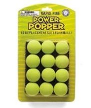 Hog Wild Toys Rapid Fire Power Popper Replacement Soft Foam Balls (Green) - £7.74 GBP