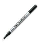 SILVER Metallic Oil PAINT MARKER Pen eXtra fine .5mm point Permanent PIL... - $23.41