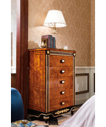 Luxury European-Style 5-Drawer Chest – Exquisite Burl Wood &amp; Gold Accents - $3,261.98 CAD