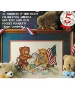 For the Love of Cross Stitch July 1992 20 Projects America Teddies  - £11.88 GBP
