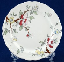 Booths Chinese Tree Bread Plate A8001 Multi-colored Floral - £4.01 GBP