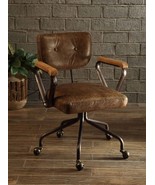 Hallie Vintage Whiskey Top Grain Leather Office Chair - €474,22 EUR