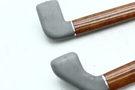 2004-2006 VOLKSWAGEN PHAETON OVERHEAD PULL GRAB HANDLE WOOD GRAIN SET OF 4 H2039 image 4