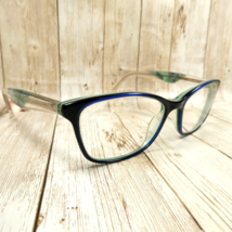 Vera Wang Blue Green Clear Eyeglasses FRAMES ONLY - V322 MI 50-16-130 - $39.55