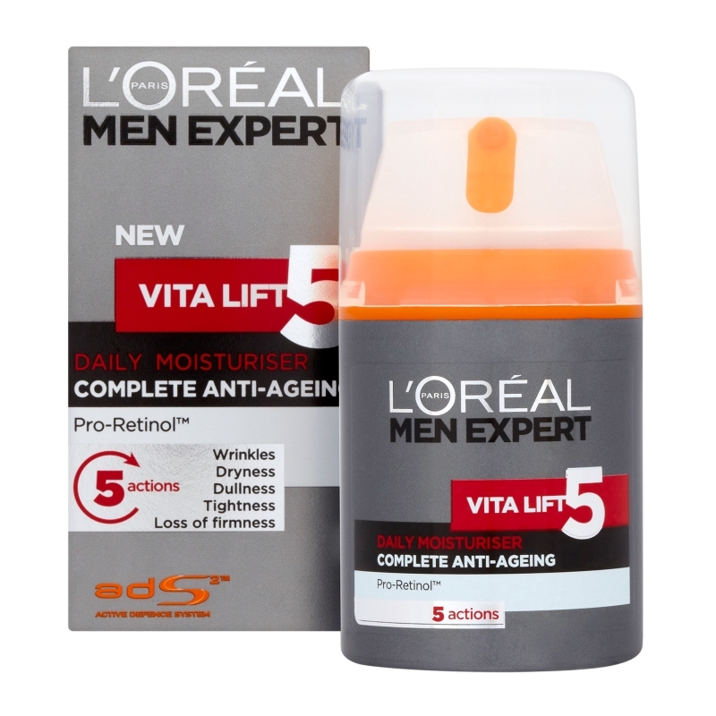 L’Oreal Men Expert Vita Lift Complete Anti Ageing Moisturiser Firm Skin 50ml - $25.89