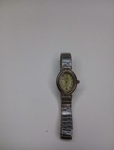 Vintage Wrangler Womens Watch Stretch Band Silver Tone Working - $309.71 MXN