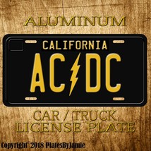 AC/DC AC DC  Metal Aluminum Vanity Car Truck Vintage License Plate Tag New - £15.38 GBP