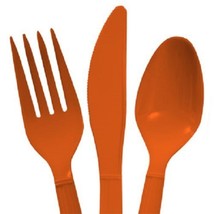 (16 Forks, 16 Spoons &amp; 16 Knives) (Orange) - £6.37 GBP