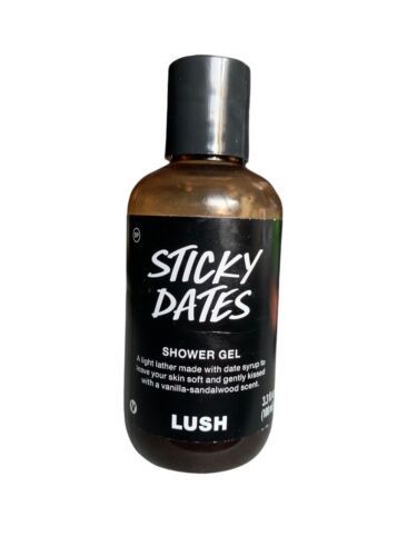 LUSH Sticky Dates Shower Gel 3.3 Fl Oz Vanilla Sandalwood By 03/17/24 READ DESC - $15.90