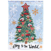 Flag Camper Joy To The World Garden Flag 13X18 Inches - $16.95