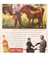 1956 Early Times Kentucky Bourbon Whiskey Advertisement Distillery Liquo... - €25,85 EUR