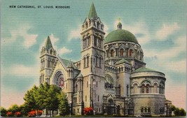 New Cathedral St. Louis MO Postcard PC571 - £3.94 GBP
