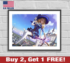 League of Legends Lux Poster 18&quot; x 24&quot; Print Game Room Wall Art Decor - £10.60 GBP