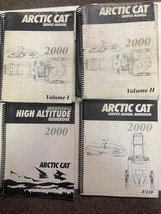2000 Arctic Cat Snowmobile Service Repair Workshop Shop Manual Set OEM + - $99.99