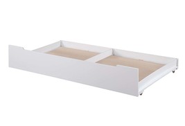 Loreen Trundle (Twin), Oak &amp; White Finish - $194.00