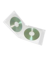 Clear 12 Discs CD/DVD Wallet PP Poly Binder Sleeve Audio Book Cases - £23.44 GBP+