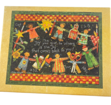 LANG Susan Winget Christmas Card The Joy You Give Country School Kids - $364.34 MXN