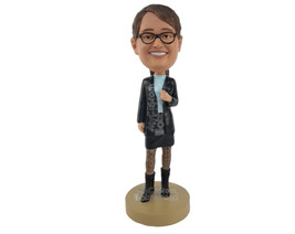 Custom Bobblehead Woman Dressed Just Like A Lawyer - Careers &amp; Professionals Law - £70.52 GBP