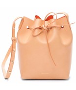 NWT Mansur Gavriel Bucket Leather Bag Cammello Orange - £499.87 GBP