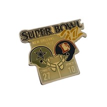 Starline Super Bowl XII Cowboys v Broncos Vintage NFL Enamel Pin - £8.66 GBP