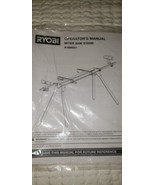 RYOBI Operator&#39;s Manual Miter Saw Stand A18MS01 *Manual Only* - €8,65 EUR