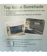 TentProInc Top Value Sunshade. 9&#39;X19&#39;3&quot; - $68.05 CAD
