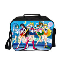Sailor Moon Lunch Box Kid Lunch Bag Lunch Kit DecSer Team Five - £19.97 GBP