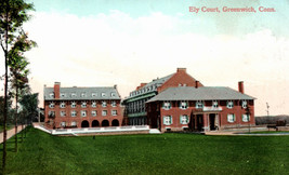 Greenwich Connecticut Ely Court School For Girls Antique Postcard - £6.56 GBP