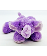 Aurora Elephant Purple Plush Stuffed Animal 8 Inch - £7.54 GBP