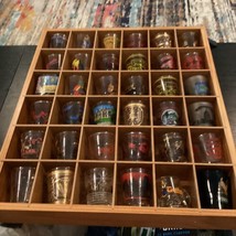 36 State Shotglasses Of The United States With Case - £77.90 GBP