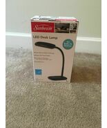 Sunbeam Flexible Neck Led Desk Lamp Adjustable Light Black - $31.95 CAD