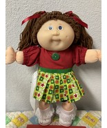 RARE VTG 15th Anniversary Cabbage Patch Kid Girl Brown Hair Blue Eyes HM#3 1998 - $375.00
