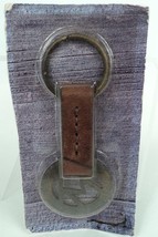 1989 Vintage Marlboro Brand Rafter M Brass & Leather Keychain - New in Package - £6.54 GBP