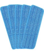 5Pcs Microfiber Mop Pads Head Wet Dry Mops Refill Replacement For 15&quot; Fl... - $16.17 CAD