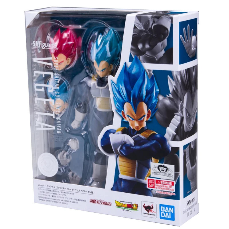 Bandai Original Anime Figure SHF Dragon Ball Z Figure Vegeta Super Saiyan Ani - £32.51 GBP+