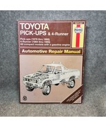 Toyota Pickup &amp; 4 Runner 79-85 Haynes Service Repair Manual 656 4x2 4x4 - £10.83 GBP